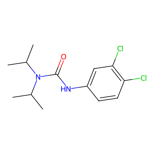 N'-(3,4-dichlorophenyl)-N,N-diisopropylurea structure