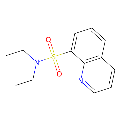 N,N-diethylquinoline-8-sulfonamide structure