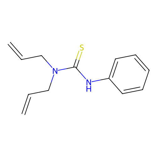 N,N-diallyl-N'-phenylthiourea structure