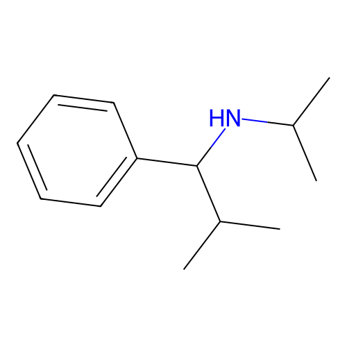 Isopropyl(alpha-isopropylbenzyl)amine structure