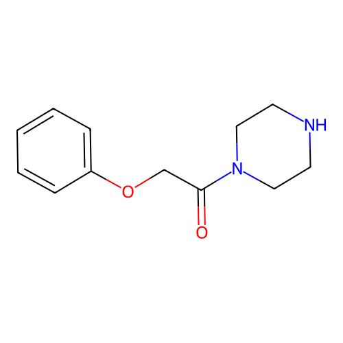 1-(Phenoxyacetyl)piperazine structure