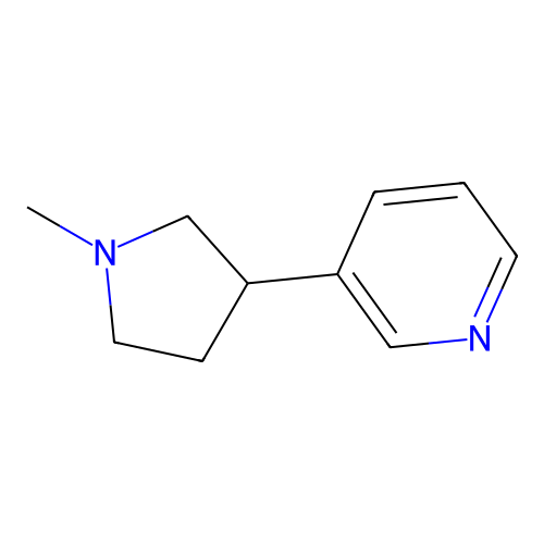 3-(1-Methyl-3-pyrrolidinyl)pyridine structure