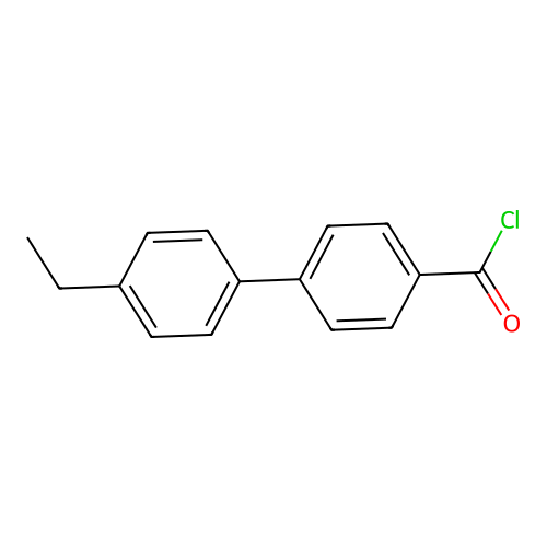 4'-Ethylbiphenyl-4-carbonyl chloride structure