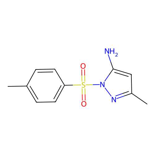 3-Methyl-1-tosyl-1H-pyrazol-5-amine structure