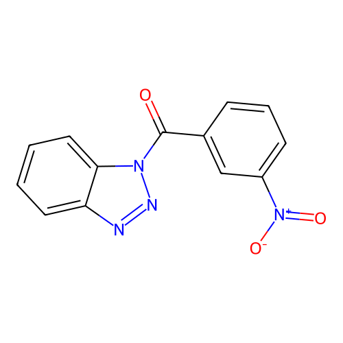 Benzotriazol-1-YL-(3-nitro-phenyl)-methanone structure