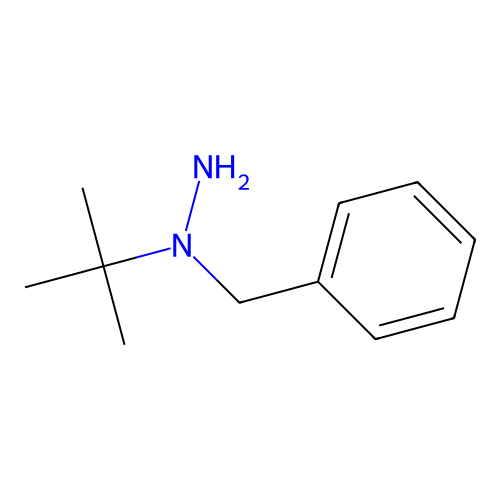 1-Benzyl-1-tert-butylhydrazine structure