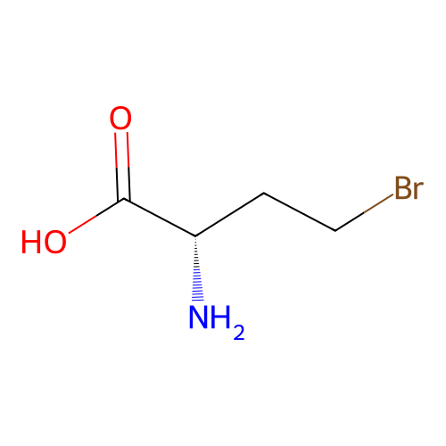 (S)-2-Amino-4-bromobutanoic acid structure