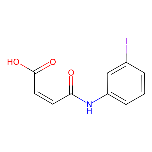 2-Butenoic acid, 4-[(3-iodophenyl)amino]-4-oxo-, (Z)- structure