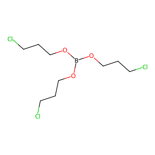 Tris(3-chloropropyl) borate structure