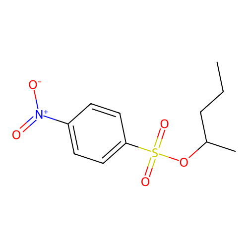 Pentan-2-yl 4-nitrobenzene-1-sulfonate structure