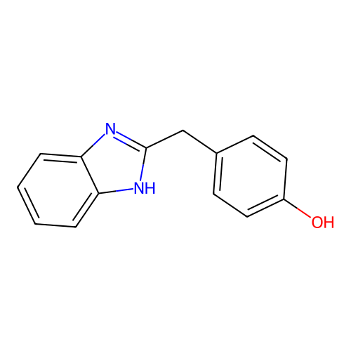 4-((1H-Benzo[D]imidazol-2-YL)methyl)phenol structure