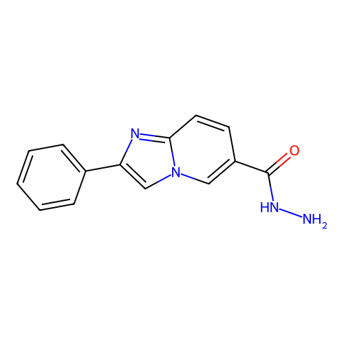 2-苯基咪唑并[1,2-a]吡啶-6-甲酰肼 structure