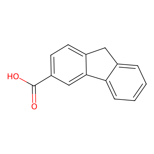 9H-fluorene-3-carboxylic Acid structure