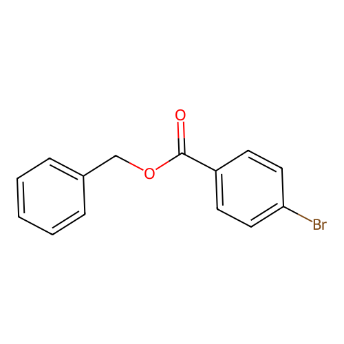 Benzyl 4-bromobenzoate structure