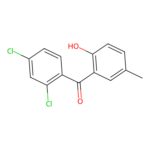 (2,4-Dichlorophenyl)(2-hydroxy-5-methylphenyl)methanone structure