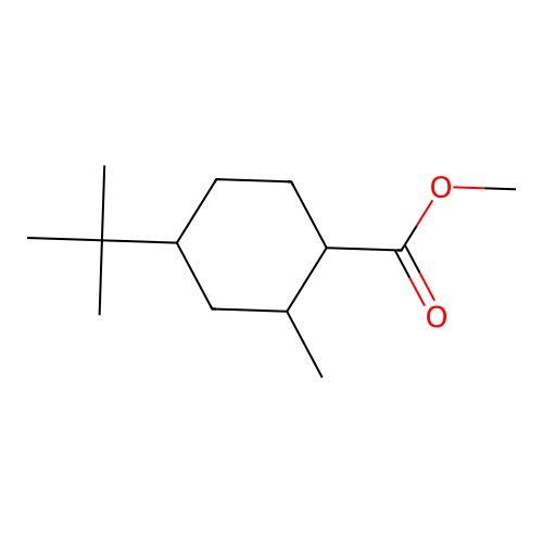Methyl 4-tert-butyl-2-methylcyclohexanecarboxylate structure