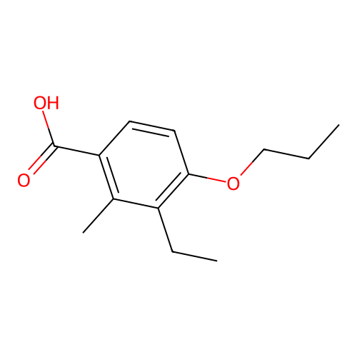 o-Toluic acid, 3-ethyl-4-propoxy- structure