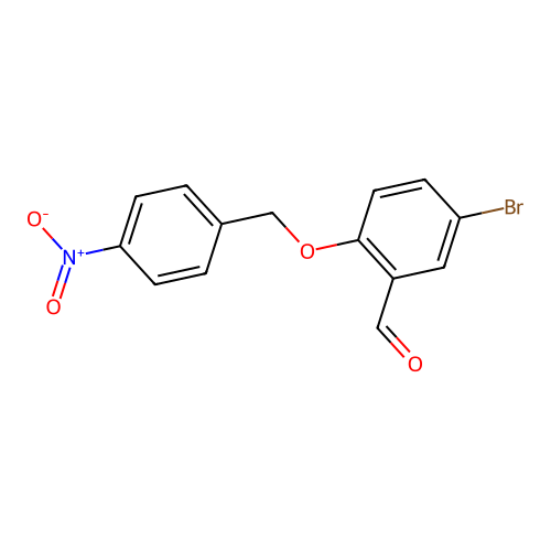 5-Bromo-2-[(4-nitrophenyl)methoxy]benzaldehyde structure