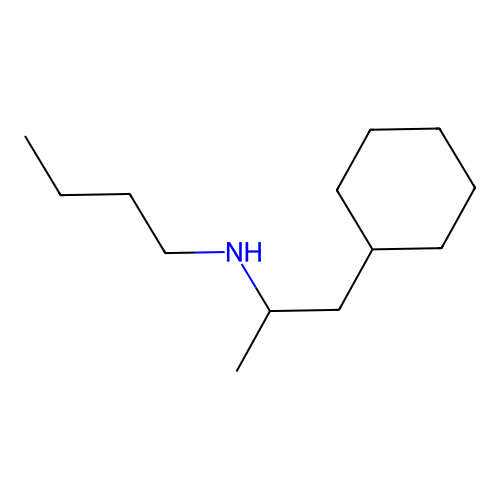 N-(1-cyclohexylpropan-2-yl)butan-1-amine structure
