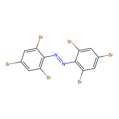(e)-Bis(2,4,6-tribromophenyl)diazene structure