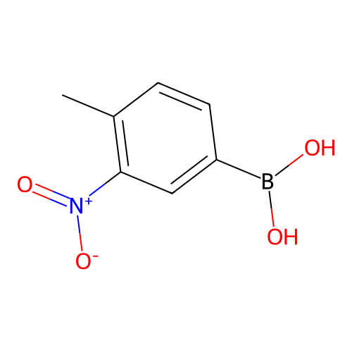 4-Methyl-3-nitrobenzeneboronic acid structure