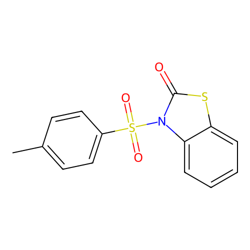 2(3H)-Benzothiazolone, 3-[(4-methylphenyl)sulfonyl]- structure
