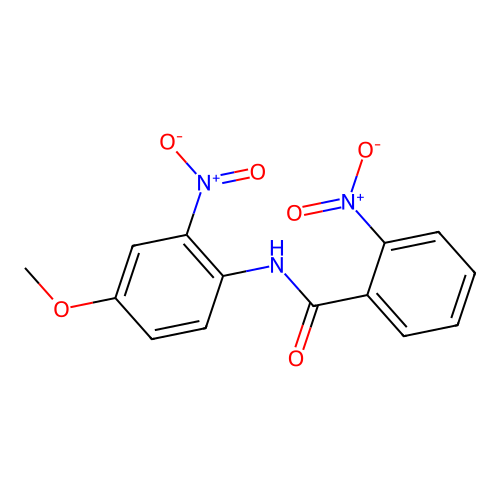 N-(4-methoxy-2-nitrophenyl)-2-nitrobenzamide structure