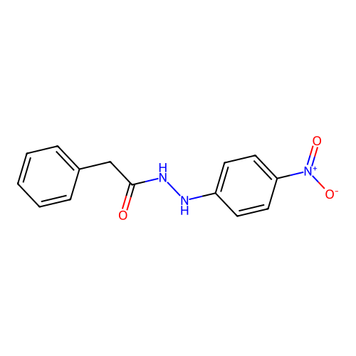 N'-(4-nitrophenyl)-2-phenylacetohydrazide structure