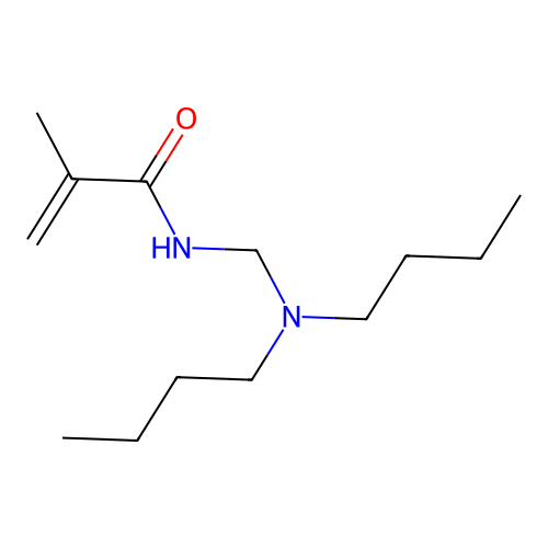 N-[(Dibutylamino)methyl]methacrylamide structure