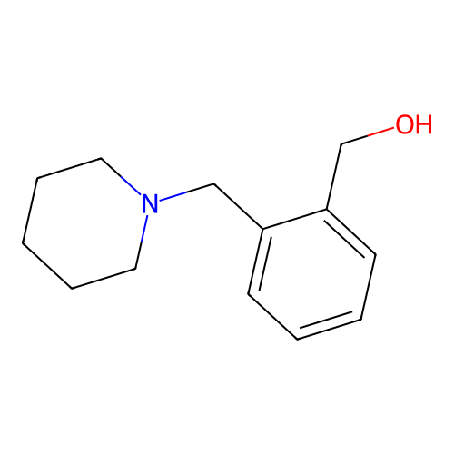 (2-(Piperidin-1-ylmethyl)phenyl)methanol structure