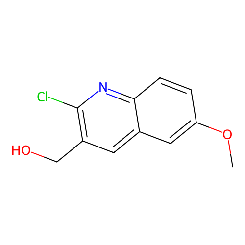 2-Chloro-6-methoxyquinoline-3-methanol structure