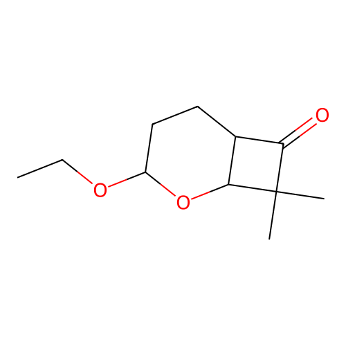 3-Ethoxy-8,8-dimethyl-2-oxa-bicyclo[4.2.0]octan-7-one structure