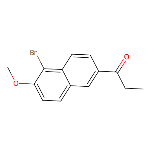 1-(5-Bromo-6-methoxy-2-naphthyl)-1-propanone structure