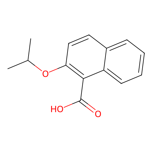 2-(Propan-2-yloxy)naphthalene-1-carboxylic acid structure