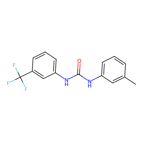 1-(3-Methylphenyl)-3-[3-(trifluoromethyl)phenyl]urea structure
