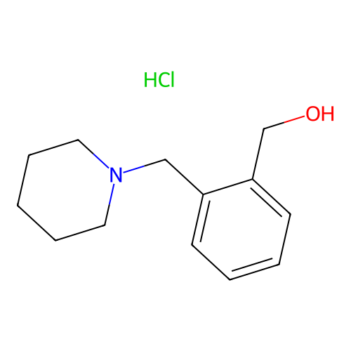 [2-(1-Piperidinylmethyl)phenyl]methanol hydrochloride structure