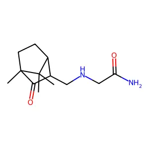 2-(甲基(2-氧代-3-冰片基)氨基)乙酰胺 structure
