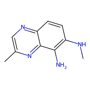 N6,3-二甲基喹喔啉-5,6-二胺 structure