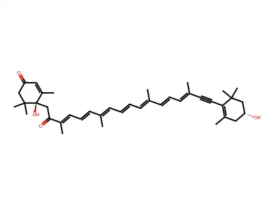 Amarouciaxanthin B structure