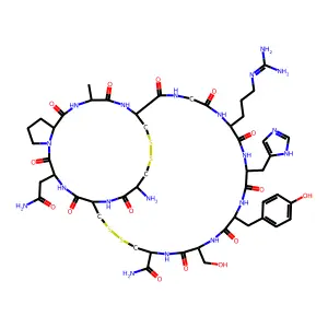 conotoxin GI, des-Glu(1)- structure