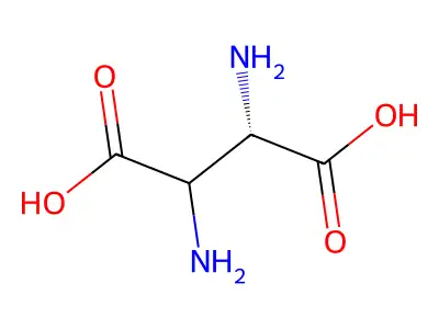 二氨基琥珀酸 structure