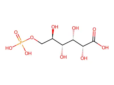 6-磷酸葡萄糖酸 structure