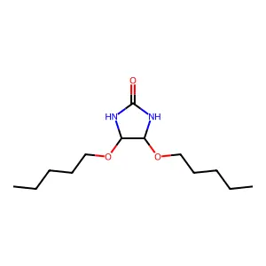 4,5-Bis(pentyloxy)-4,5-dihydro-1H-imidazol-2-ol structure