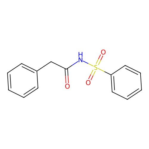 2-苯基-N-(苯磺酰基)乙酰胺 structure