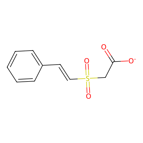(2-Phenylethenesulfonyl)acetate structure