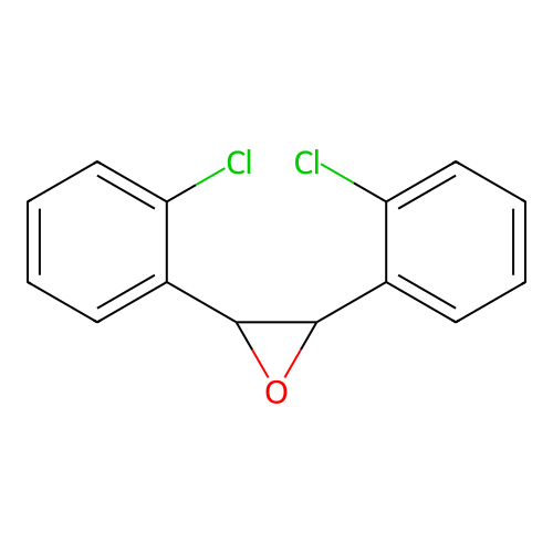 2,3-Bis(2-chlorophenyl)oxirane structure