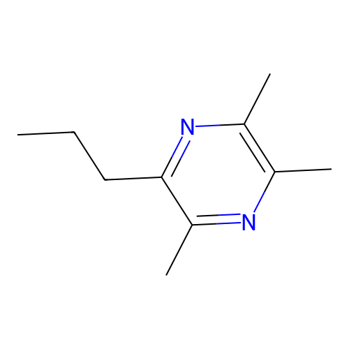 2,3,5-Trimethyl-6-propylpyrazine structure