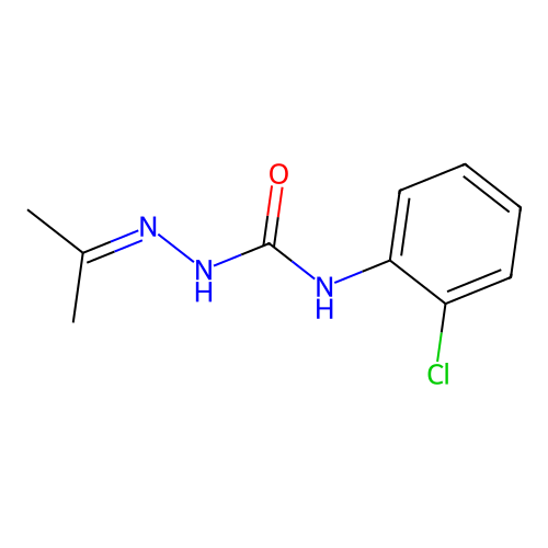 1-(2-Chlorophenyl)-3-[(propan-2-ylidene)amino]urea structure