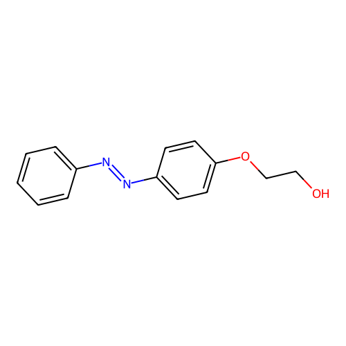 4-(2-Hydroxyethoxy)azobenzene structure