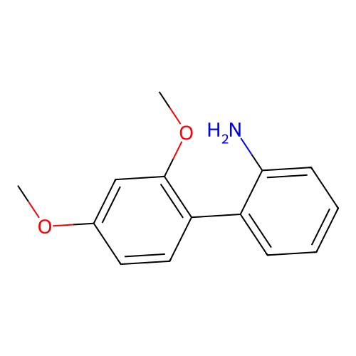 2-(2,4-Dimethoxyphenyl)aniline structure